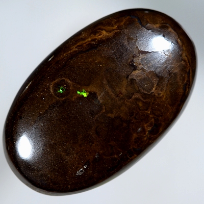 SOLID BOULDER OPAL Sparkling bright fire amongst patterned boulder opal